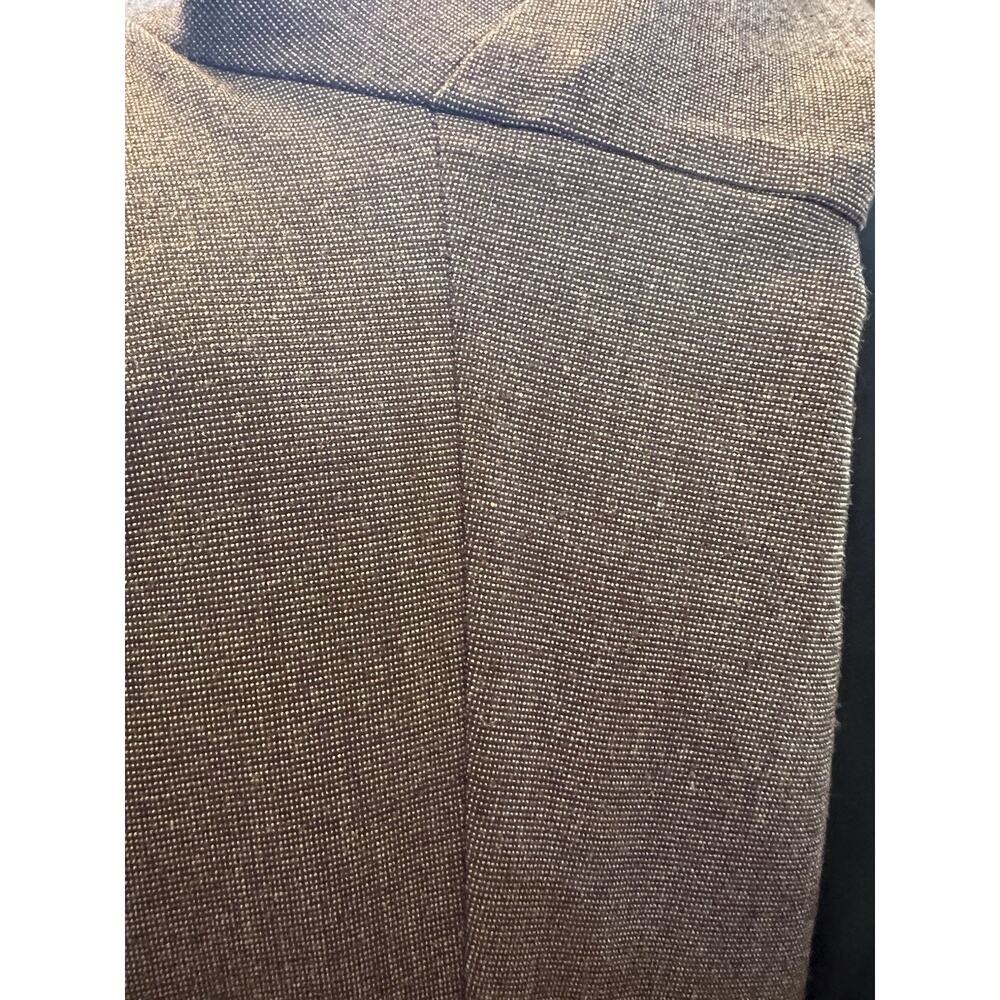 Worthington Curvy Fit Trouser Dress Pants Women 12 Light Gray Career Stretch GUC - Picture 13 of 14